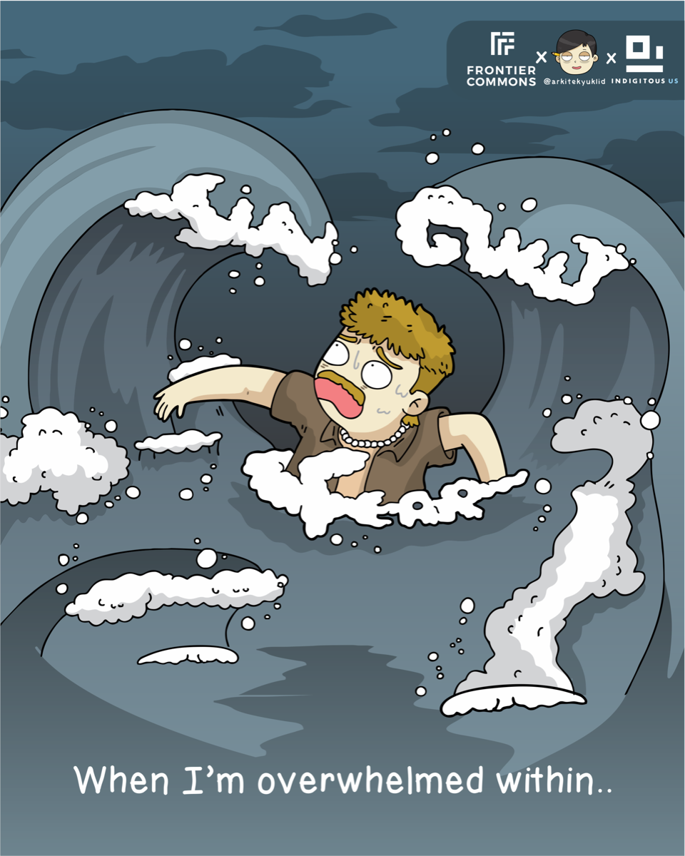 When I'm overwhelmed within..